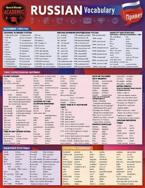 Russian Vocabulary cover