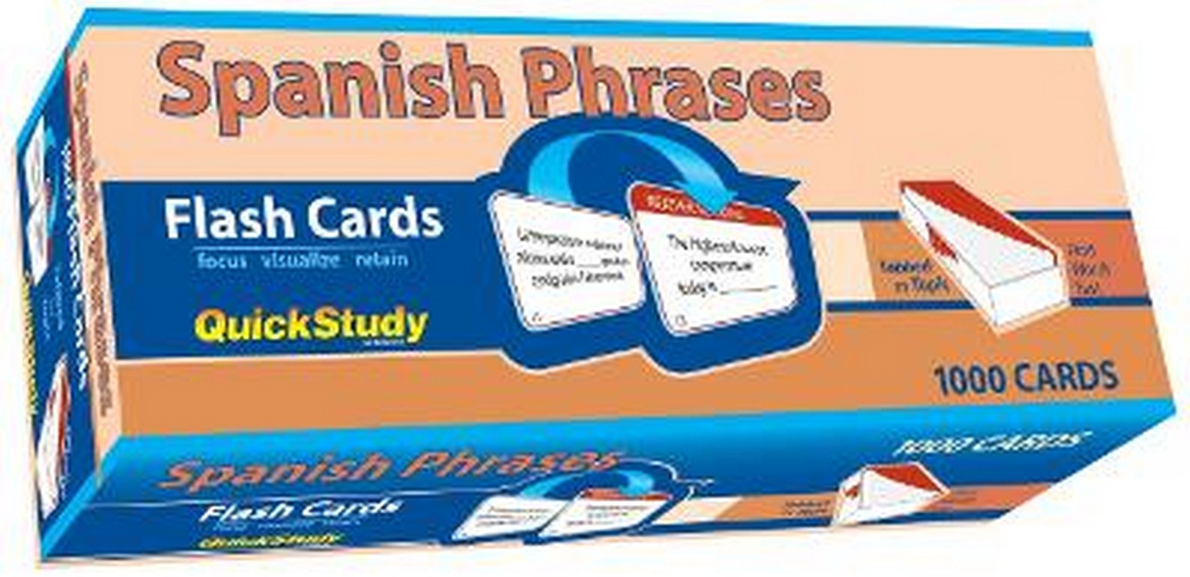 Spanish Phrases Flash Cards cover
