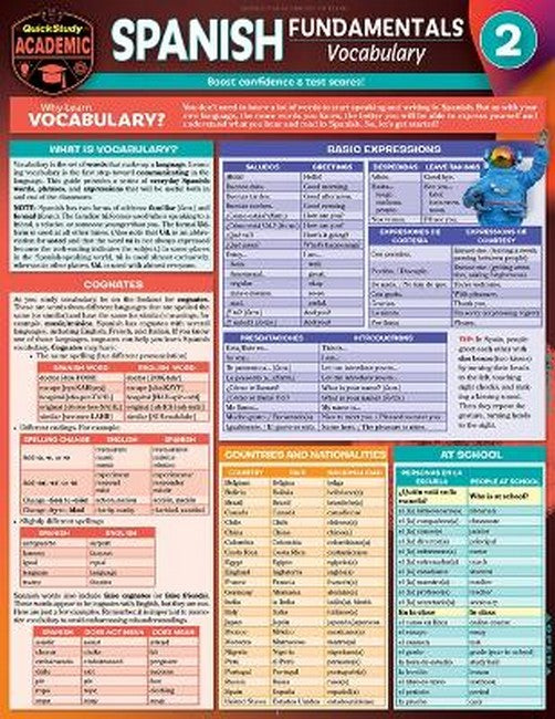 Spanish Fundamentals 2 - Vocabulary cover