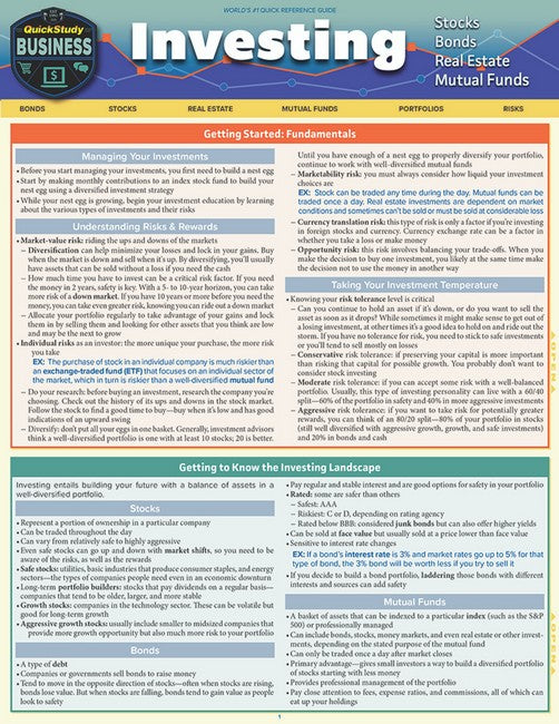 Investing cover