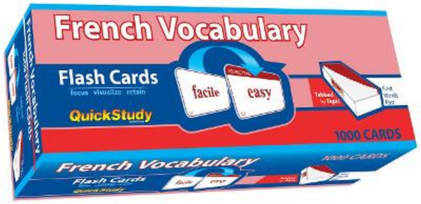 French Vocabulary Flash Cards cover