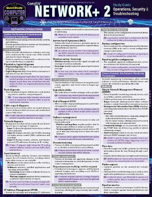 CompTIA� Network+ 2 - Operations, Security & Troubleshooting Study Guide cover