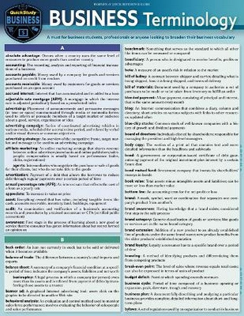 Business Terminology cover