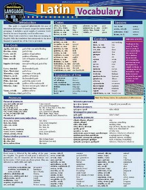 Latin Vocabulary cover