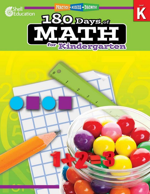 180 Days: Math for Kindergarten cover