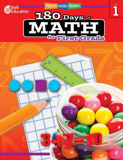 180 Days: Math for First Grade cover