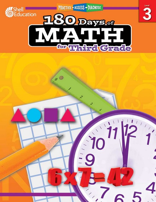 180 Days: Math for Third Grade cover