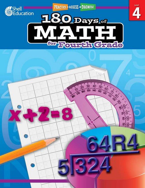 180 Days: Math for Fourth Grade cover