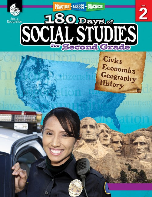 180 Days: Social Studies for Second Grade cover