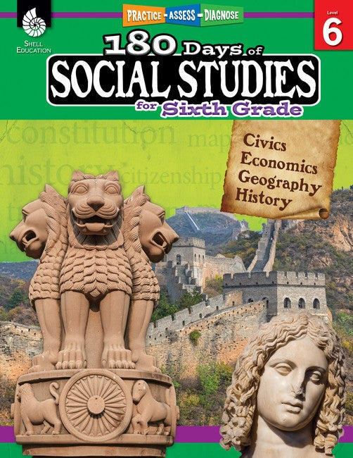 180 Days: Social Studies for Sixth Grade cover