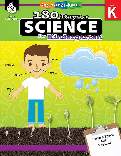 180 Days: Science for Kindergarten cover