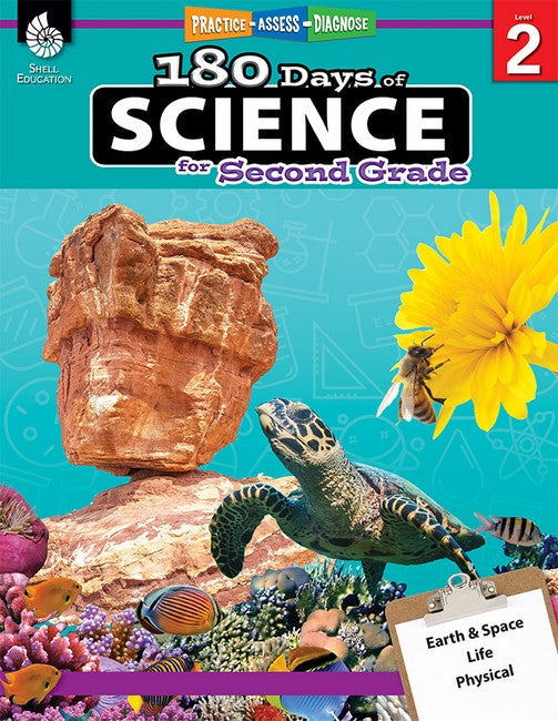 180 Days: Science for Second Grade cover