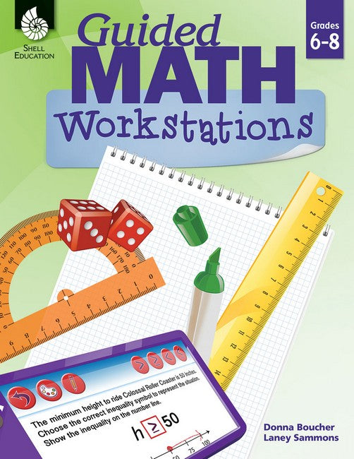 Guided Math Workstations Grades 6-8 cover