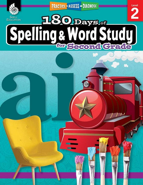 180 Days: Spelling and Word Study for Second Grade cover