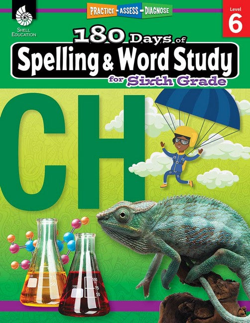180 Days: Spelling and Word Study for Sixth Grade cover