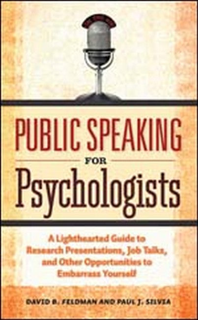 Public Speaking for Psychologists cover