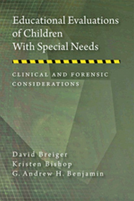 Educational Evaluations of Children With Special Needs cover