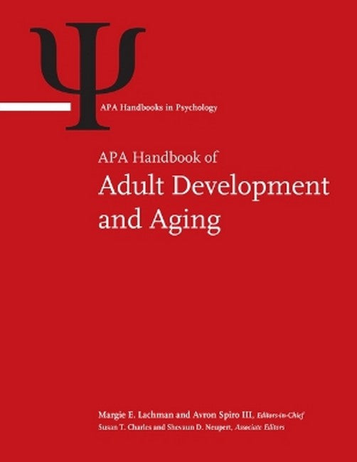 APA Handbook of Adult Development and Aging Volume 1 cover
