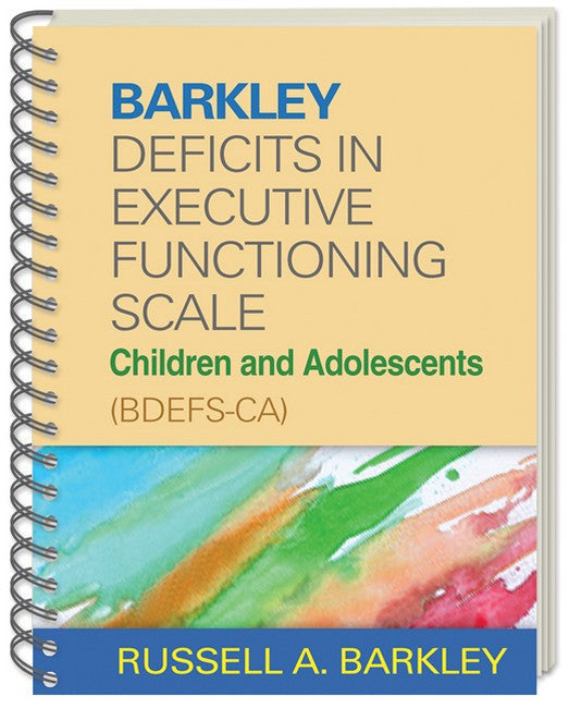 Barkley Deficits in Executive Functioning Scale--Children and Adolescents (BDEFS-CA), (Wire-Bound Paperback) cover