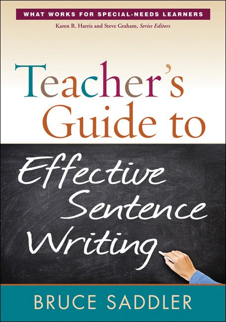 Teacher's Guide to Effective Sentence Writing cover