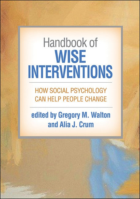 Handbook of Wise Interventions cover