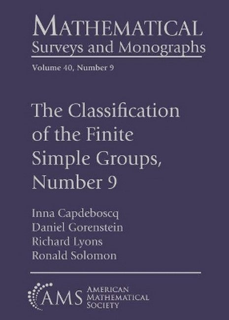 The Classification of the Finite Simple Groups, Number 9 cover