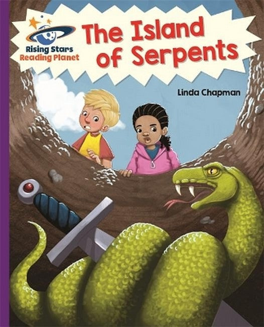 Reading Planet - The Island of Serpents  - Purple: Galaxy cover