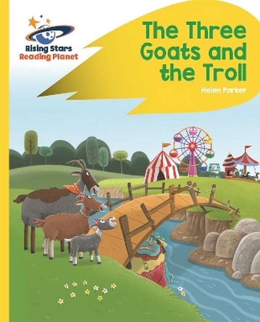 Reading Planet - The Three Goats and the Troll - Yellow: Rocket Phonics cover