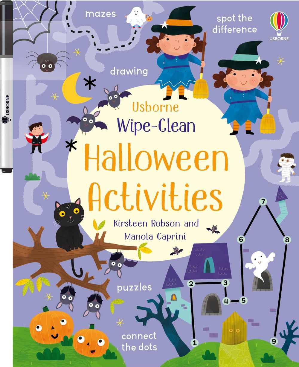Wipe-Clean Halloween Activity