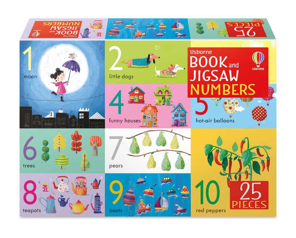 Usborne Book and Jigsaw: Numbers