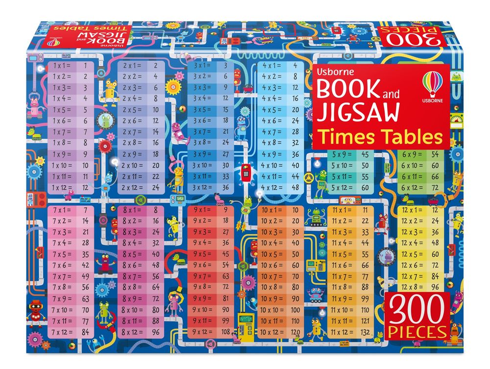 Usborne Book and Jigsaw: Times Tables