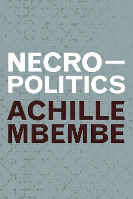 Necropolitics cover