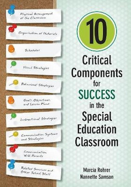 10 Critical Components for Success in the Special Education Classroom cover