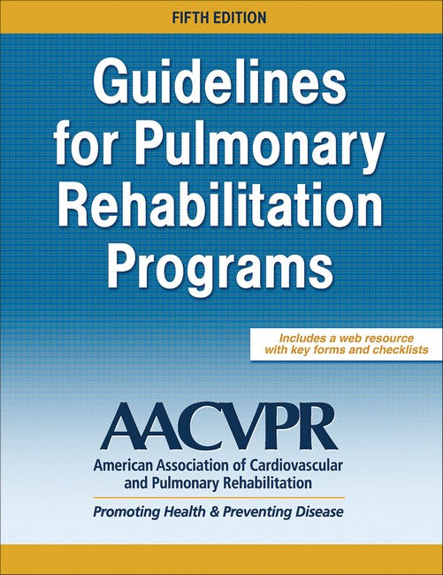 Guidelines for Pulmonary Rehabilitation Programs cover