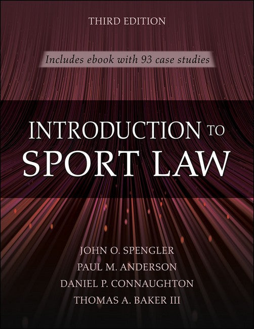 Introduction to Sport Law With Case Studies in Sport Law cover