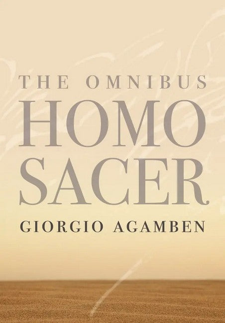 The Omnibus Homo Sacer cover
