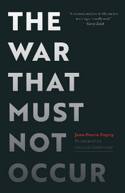 The War That Must not Occur cover