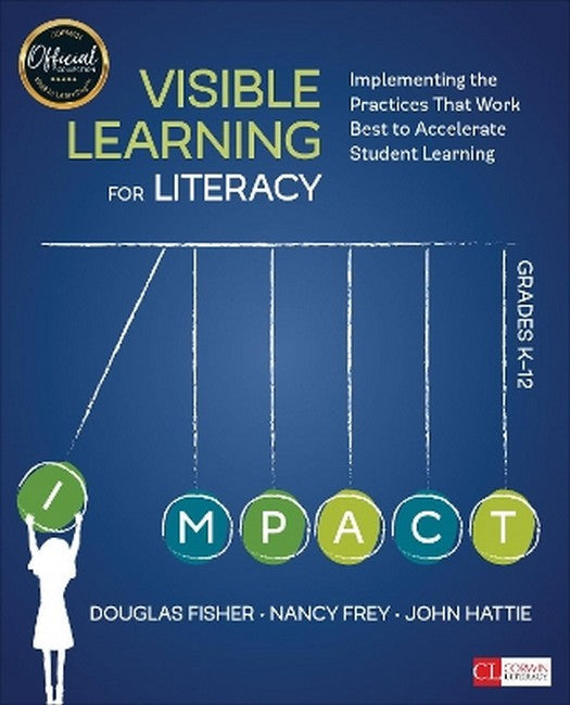 Visible Learning for Literacy, Grades K-12 cover
