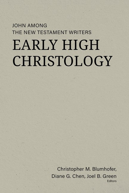 Early High Christology cover