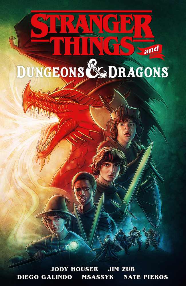 Stranger Things and Dungeons & Dragons (Graphic Novel) book cover