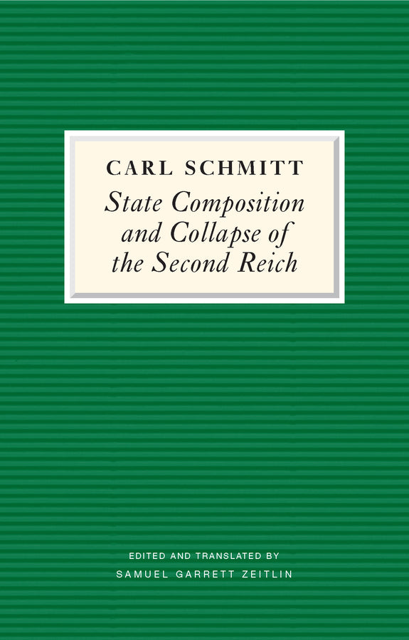 State Composition and Collapse of the Second Reich: The Victory of the Bourgeois Citizen over the Soldier cover