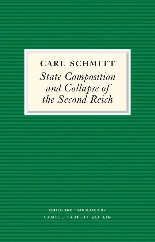 State Composition and Collapse of the Second Reich: The Victory of the Bourgeois Citizen over the Soldier cover