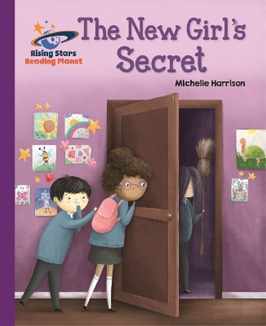 Reading Planet - The New Girl's Secret - Purple: Galaxy cover