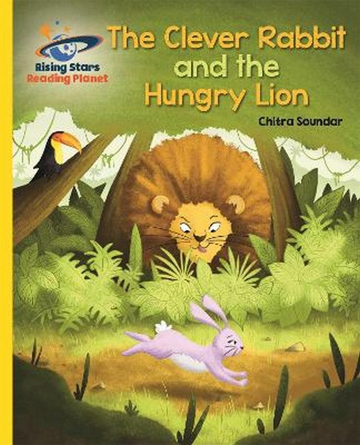 Reading Planet - The Clever Rabbit and the Hungry Lion- Yellow: Galaxy cover