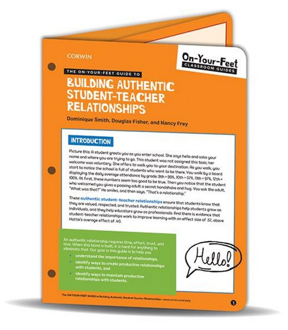 The On-Your-Feet Guide to Building Authentic Student-Teacher Relationshi cover