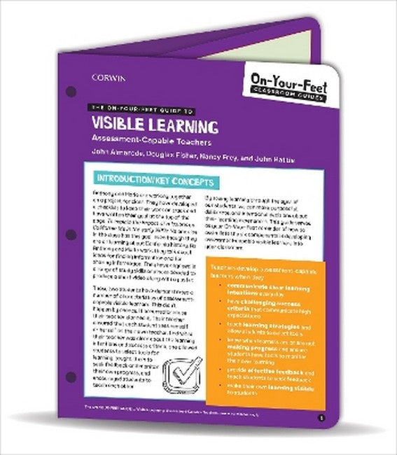 The On-Your-Feet Guide to Visible Learning cover