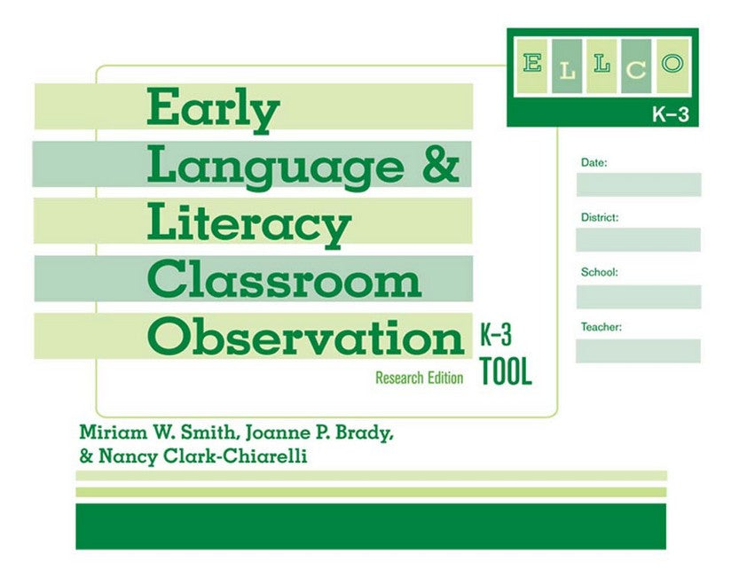 Early Language and Literacy Classroom Observation cover