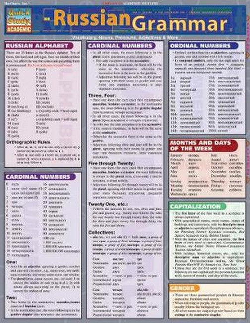 Russian Grammar cover