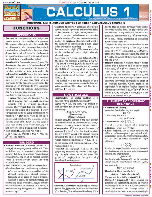 Calculus 1 cover