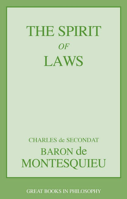 The Spirit of Laws cover